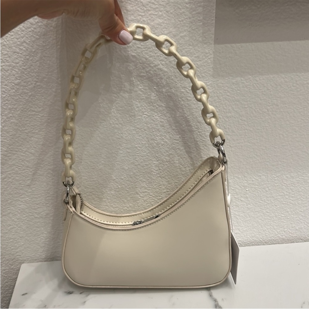 White chain handle bag - Picture 3 of 5